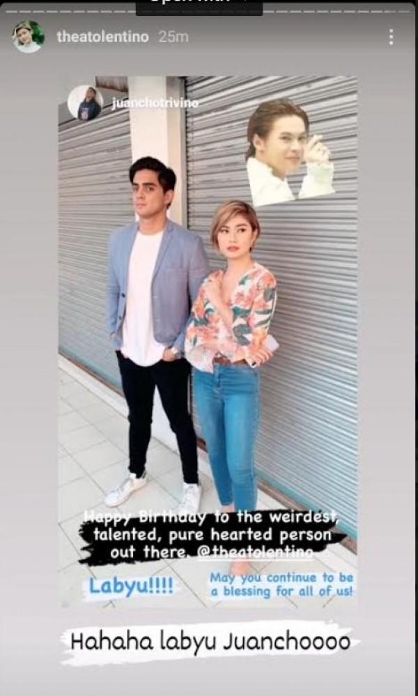 Thea Tolentino birthday greetings