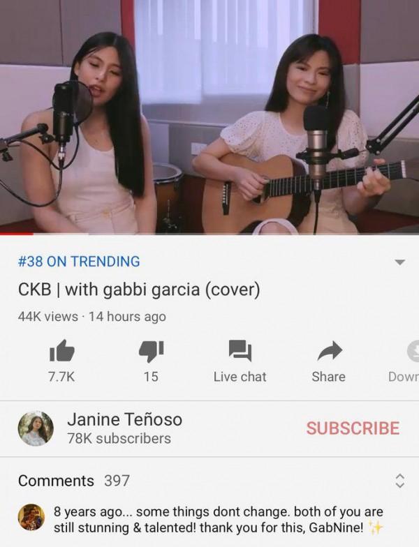 Gabbi Garcia's 8-year-old song cover with classmate Janine Teñoso goes ...