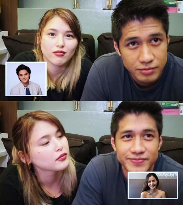 Kylie Padilla and Aljur Abrenica reacting to Ruru Madrid and Kris Bernal
