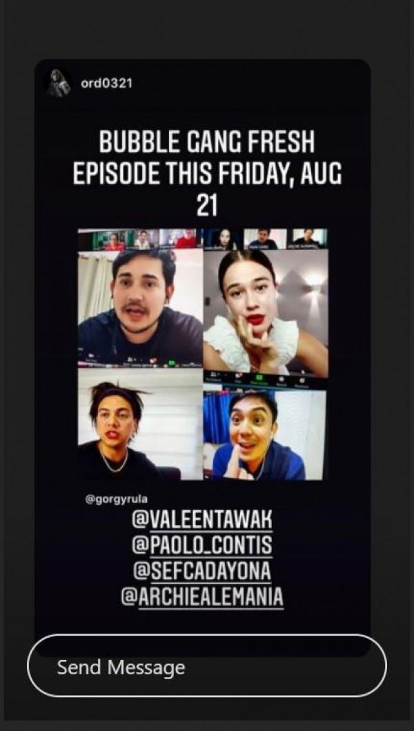 Screenshot taken from Valeen Montenegro s Instagram Story