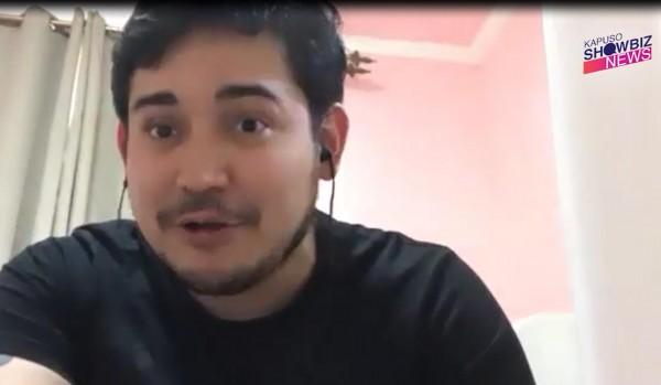 Screenshot taken from Kapuso Showbiz News video of Paolo Contis