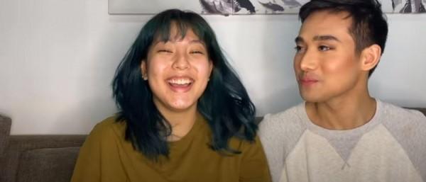 Ken Chan gets ready to do Rita Danielas makeup