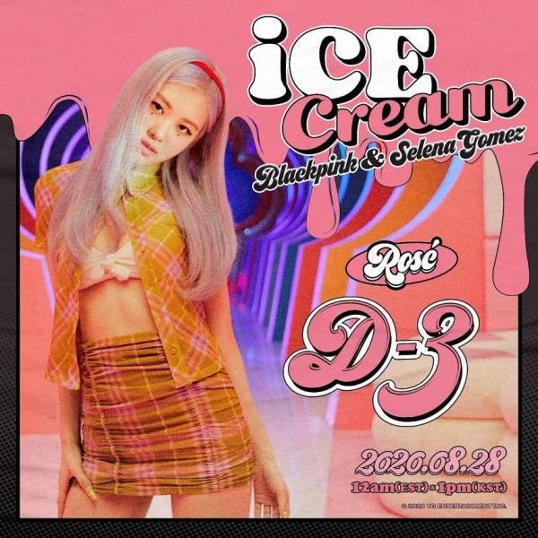 BLACKPINK releases teaser photos with Selena Gomez for "Ice Cream