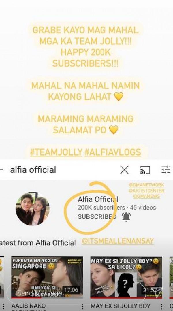 Sofia Pablo s message for fans after hitting 200k subscribers on YT