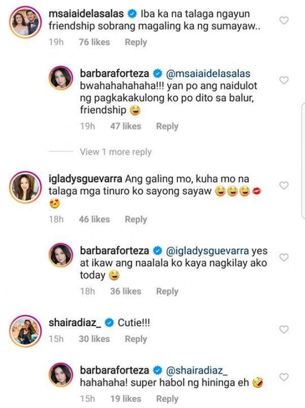 Celebs react on Barbie Forteza s TikTok videos