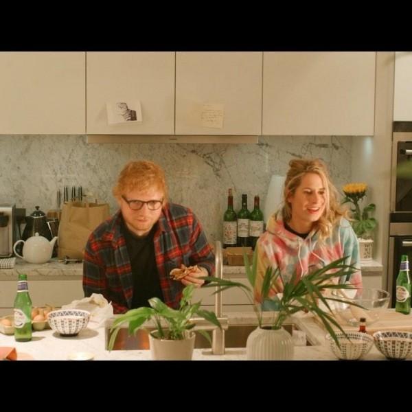 Ed Sheeran and Cherry Seaborn