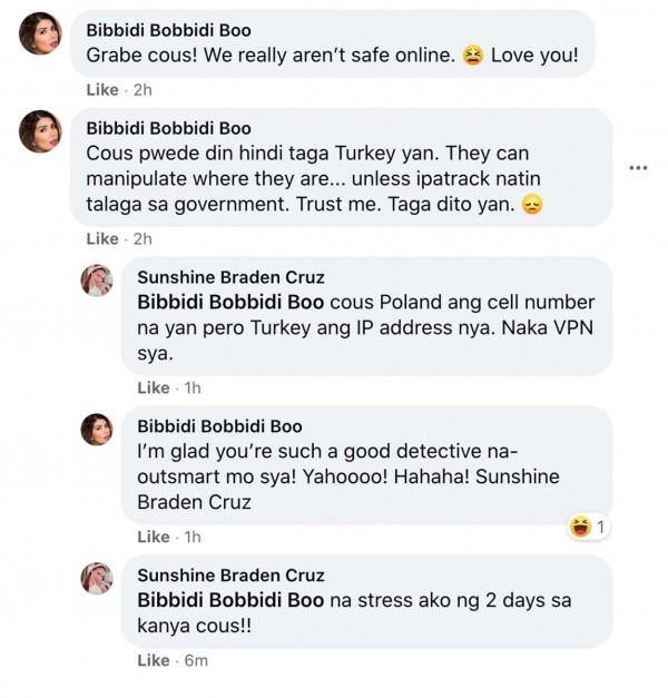 Sunshine and Geneva Cruz s conversation about the former s hacker 