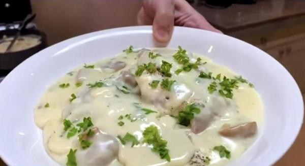 cheesy garlic chicken