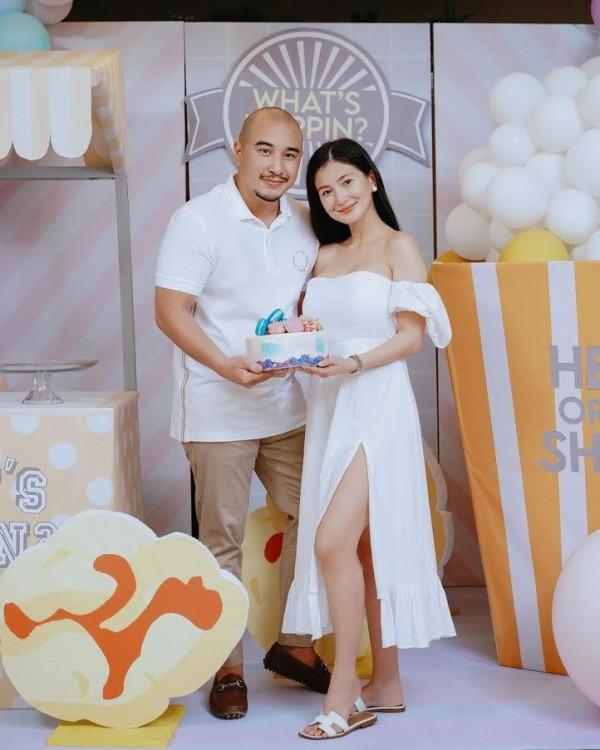 Sheena Halili and Jeron Manzaneros gender reveal party