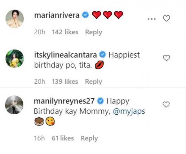 Celebrities greet Julie Anne San Joses mom on her birthday