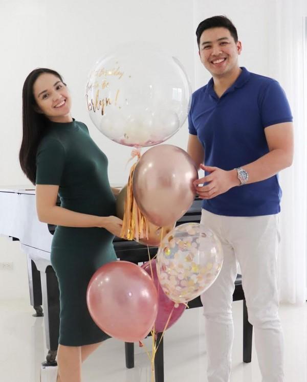 Reese Tuazon with husband Victor Roi Guingona