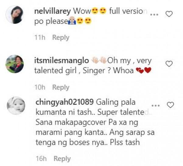 Comments on Atasha Muhlach s performance