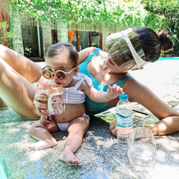 Solenn with Baby Thylane