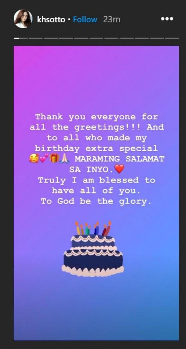 Screenshot taken from Kristine Hermosa s Instagram account