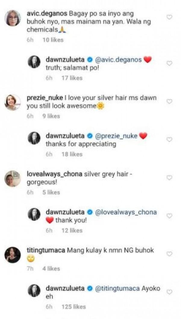 Netizens reaction to Dawn Zulueta s look