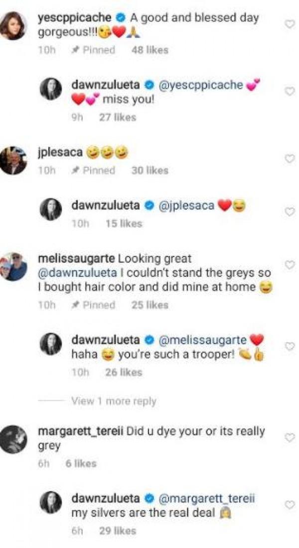 Netizens reaction to Dawn Zulueta s look