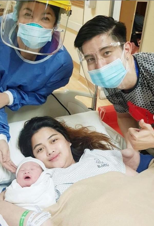 Rodjun Cruz Dianne Medina and baby Rodolfo Joaquin Diego III