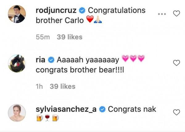 Celebrities welcome the birth of Enola Mithi Aquino