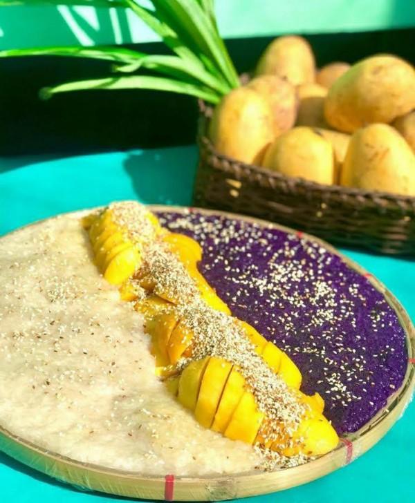 RECIPE Ube Mango Sticky Rice GMA Entertainment