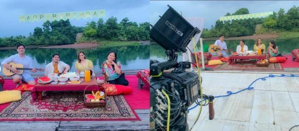 Yasmien Kurdi posts BTS photos from the taping of I Can See You The Promise