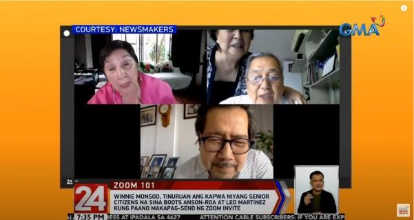 Winnie Monsod Leo Martinez and Boots Anson Roa