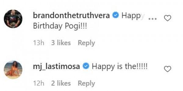 Photos taken from the comment section of John Vic De Guzman s Instagram account