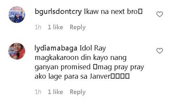 Netizens commenting on Ravyer Cruz s photo with Baby Joaquin