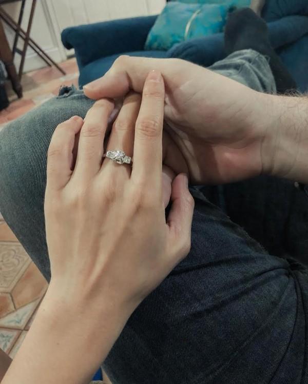 Ina Feleo engagement ring