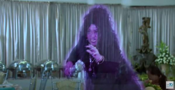 Roence Santos as Black Lady in Kambal Karibal