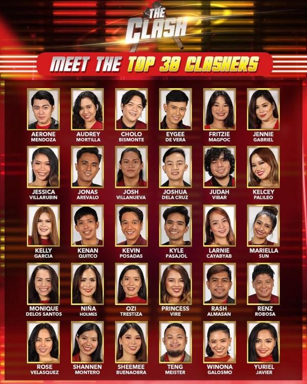 The Clash Season 3 top 30