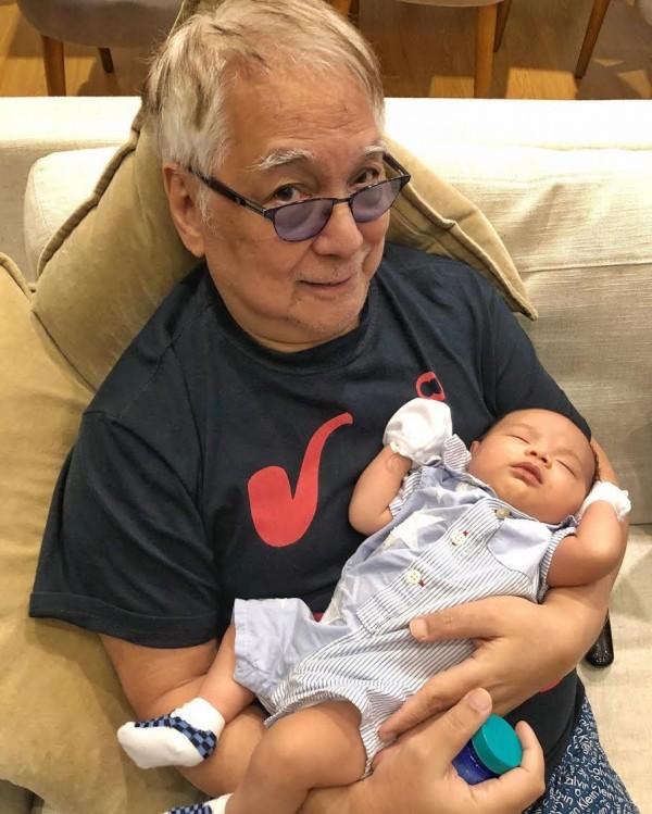 Joey de Leon with baby Jakob Ethan
