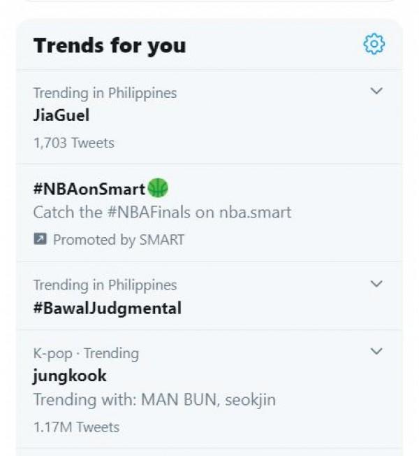 Name of Jia Morado and Miguel de Guzman trends on Twitter after the news of their engagement broke out