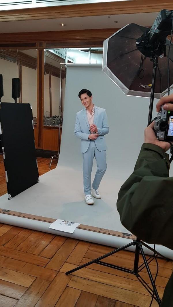 Alden Richards doing a pictorial