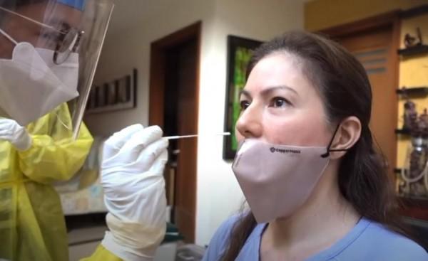 Carmina Villarroel swab test