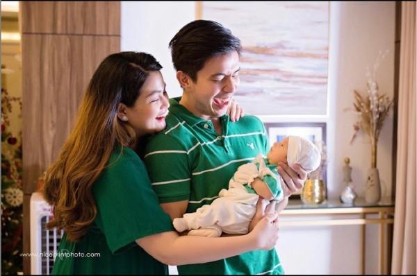 Dianne Medina Rodjun Cruz and baby Rodolfo Joaquin