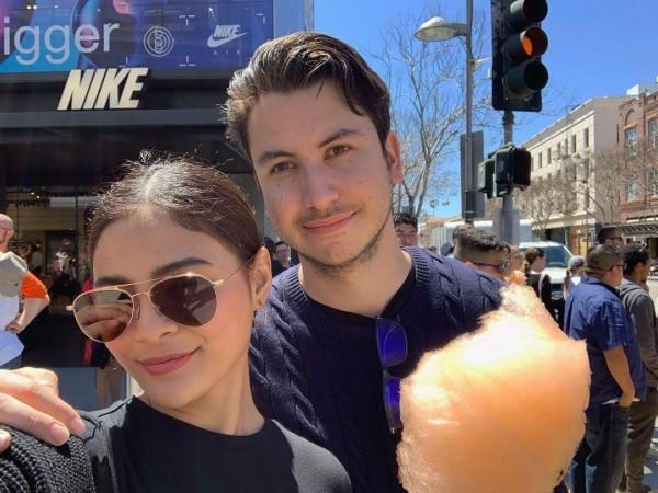 Lovi Poe and Monty Blencowe s photo pre pandemic