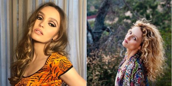 Lily Rose and Vanessa Paradis