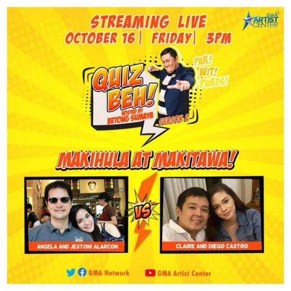 Angela Alarcon Jestoni Alarcon Claire Castro Diego Castro