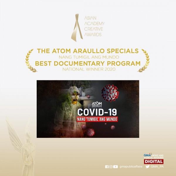 GMA shows win at Asian Academy Creative Awards 2020