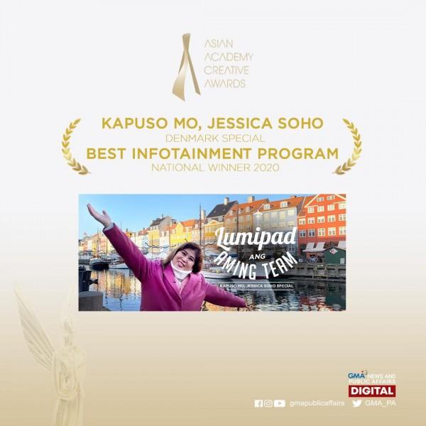 GMA shows win at Asian Academy Creative Awards 2020