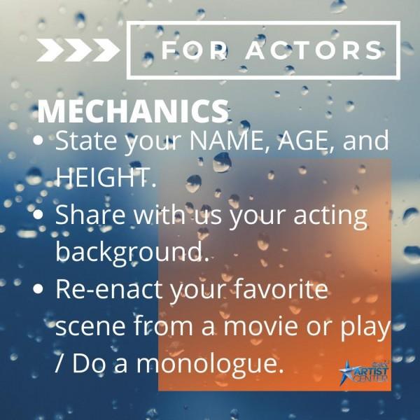 GMA Artist Center online audition details