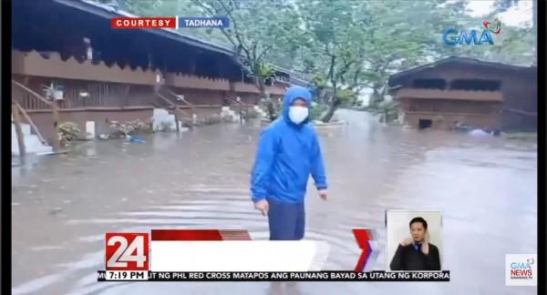 Taping location ng Tadhana napinsala ng Bagyong Quinta