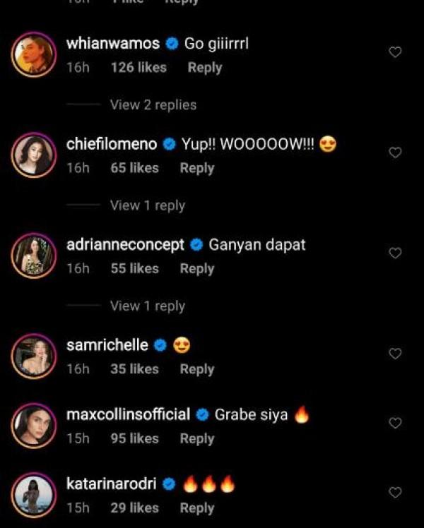 Photos taken from Lovi Poe s Instagram account