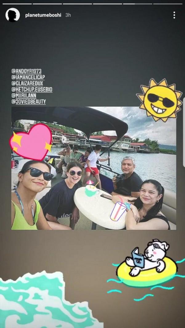 Glaiza de Castro goes on a beach getaway with Angelica Panganiban Meryll Soriano