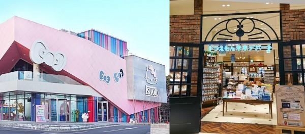 hello kity and doraemon museums