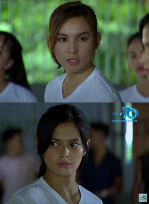 Kyline Alcantara and Bianca Umali in Kambal Karibal