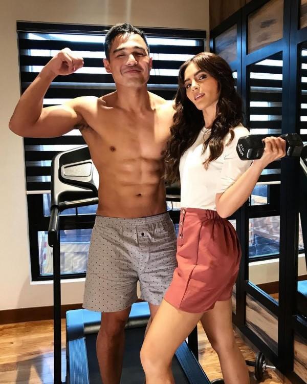 Lovi Poe and Benjamin Alves