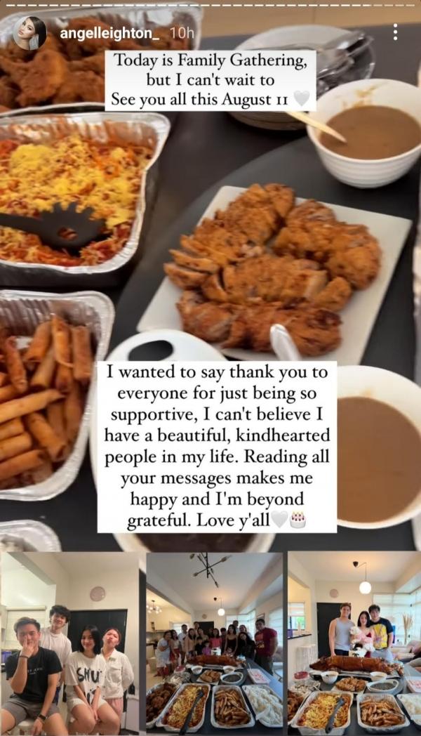 Walang Matigas na Pulis sa Matinik na Misis actress Angel Leighton marked her 21st birthday with her beloved family