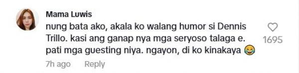 netizen reacts to dennis trillo tiktok video