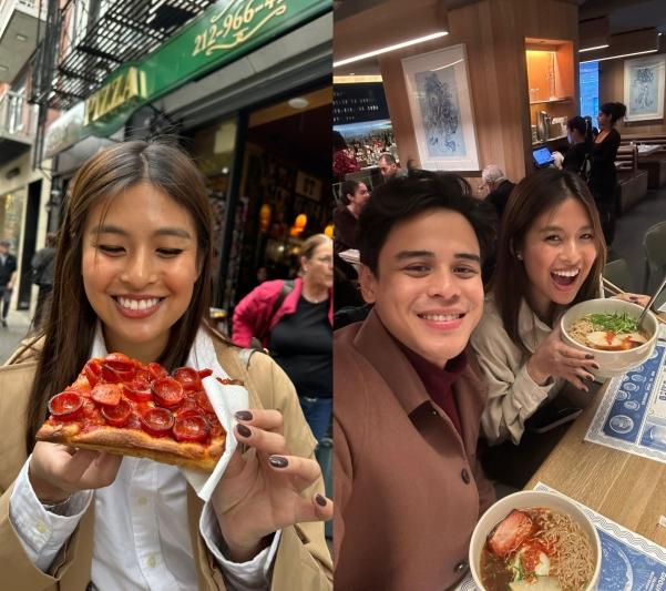 Gabbi Garcia and Khalil Ramos in New York City
